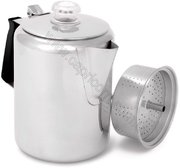 Кофеварка GSI Outdoors Glacier Stainless 9 Cup Perc