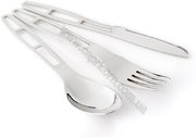 Набір столових приладів GSI Outdoors Glacier Stainless 3 PC Cutlery