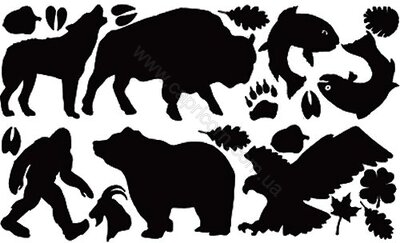 Ремнабор/заплатки McNett Tenacious Tape™ Tattoos Wildlife (91122)