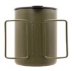 Термокружка Tramp TRC-142 Olive 500 мл зі складаними ручками та поїлкою Olive