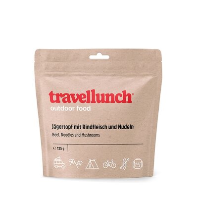 Еда быстрого приготовления Travellunch Лапша с говядиной и грибами 2 порції 50235