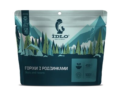 Снеки IDLO Горіхи з родзинками