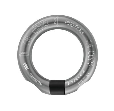 Кольцо для арбористики Petzl Ring Open Dark gray Dark gray