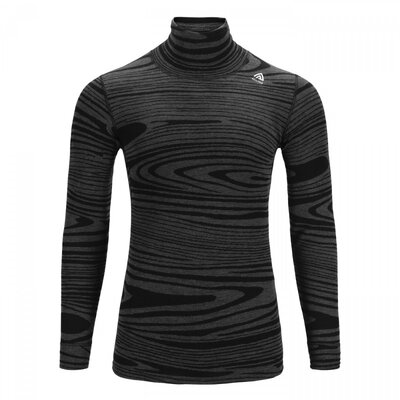 Термобілизна блуза Aclima WarmWool Roll Neck M's Black Motion