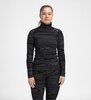 Термобілизна блуза Aclima жіноча WarmWool Roll Neck W's Black Motion