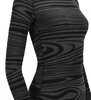 Термобілизна блуза Aclima жіноча WarmWool Roll Neck W's Black Motion