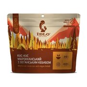 Їжа швидкого приготування IDLO Кус-кус з веганським кебабом