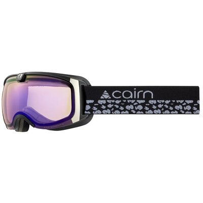 Маска гірськолижна Cairn жіноча Pearl Evolight Mat black - purple leopard