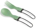 Набір столових приладів GSI Outdoors Tekk Folding Cutlery Set Green