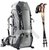 Deuter Aircontact 75+10 с треккинговыми палками Leki Retro